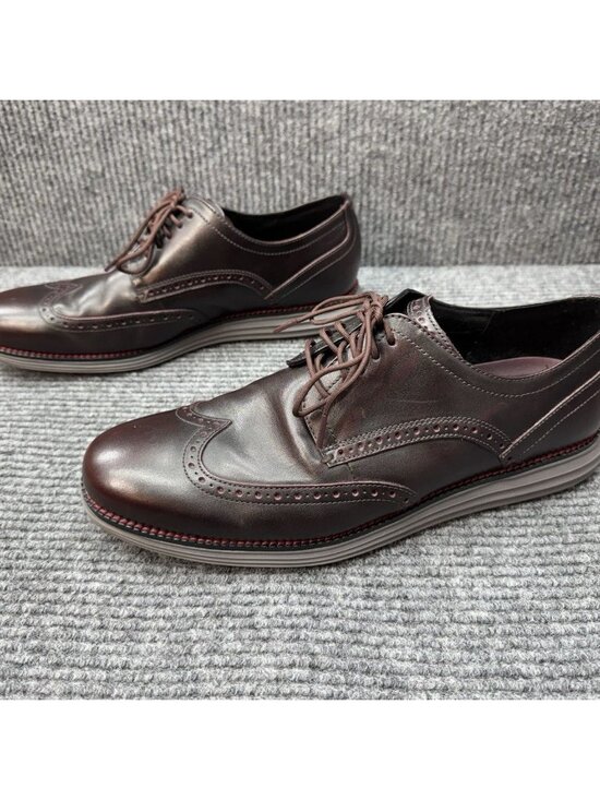 Cole Haan Other - Cole Haan OriginalGrand OS Shoes Mens 11.5 Bloodstone Red Wingtip Oxford C37676